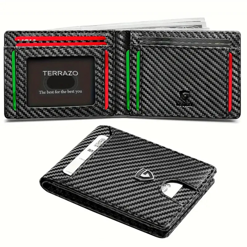 Carteira Masculina Power Elite® - Carteira Anti-Furto Carbono - Patago