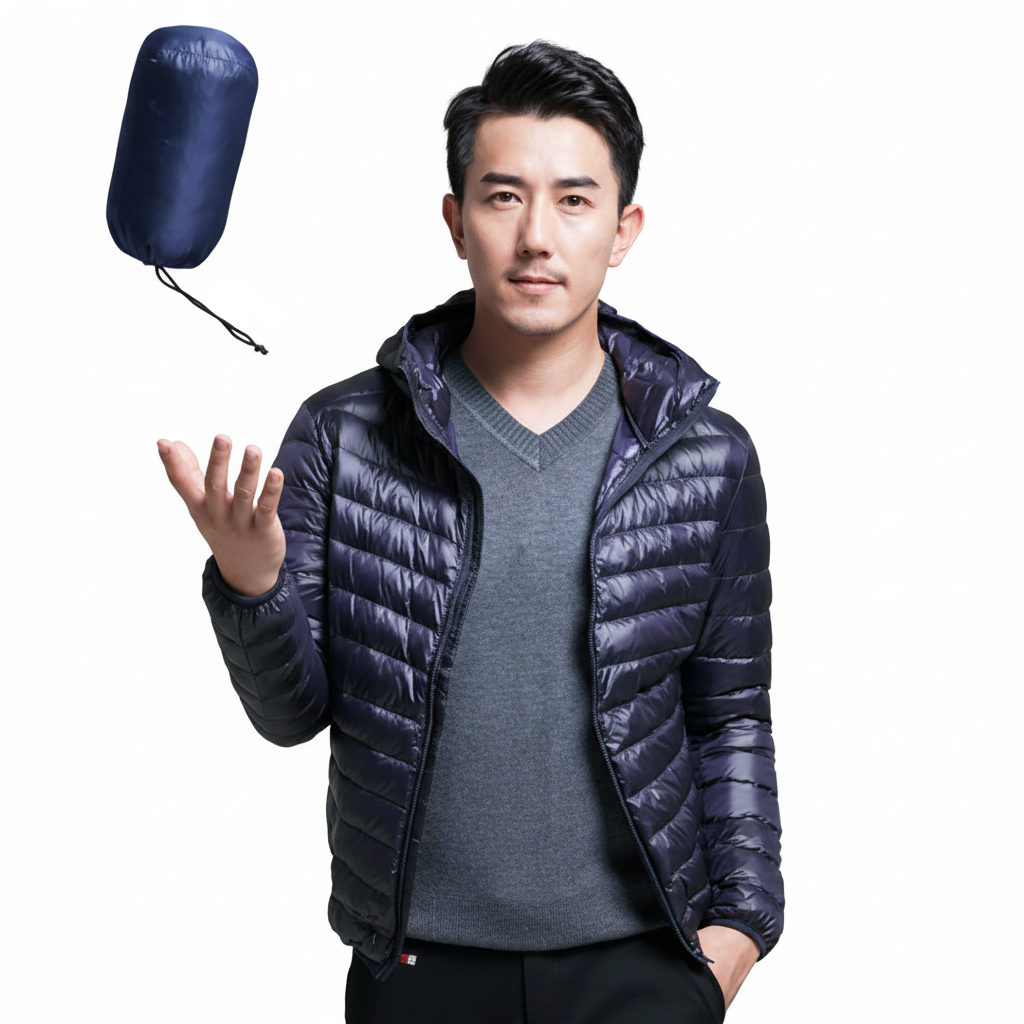 Jaqueta Puffer Masculina de Inverno
