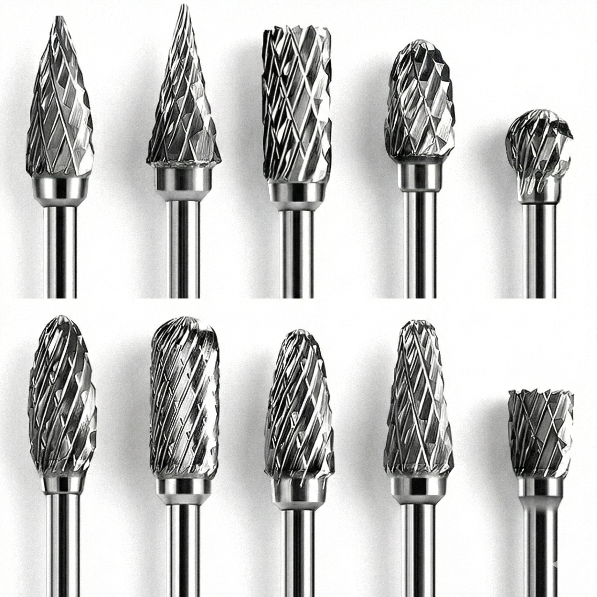 Brocas Rotativas Rebarbo Conjunto Com 10 Peças | Clean Wood