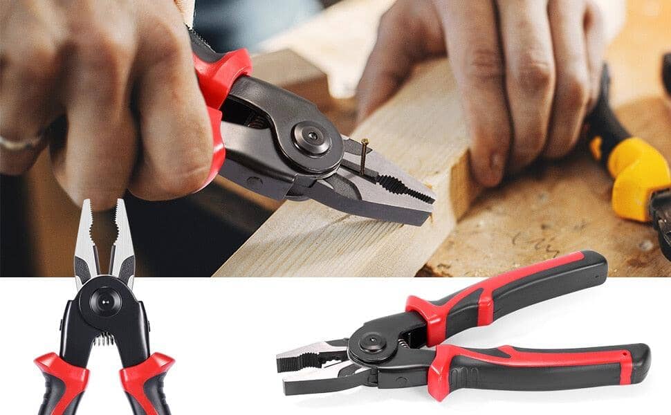 Alicate 5 em 1 em Aço - 5 Diferentes Pontas Para Todas as Tarefas Necessárias no Dia a Dia!   - Patago