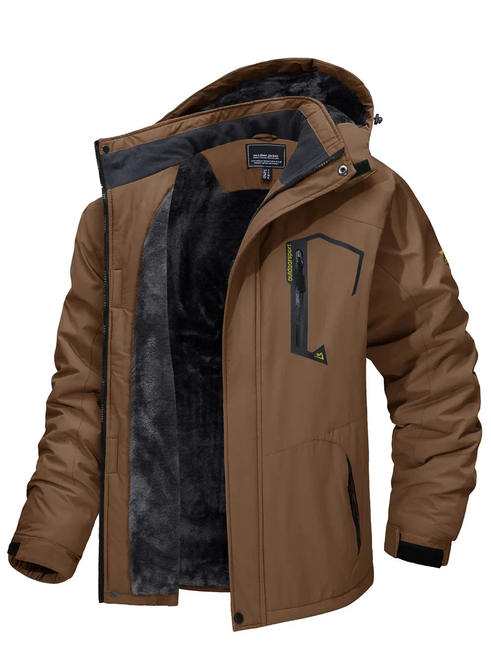 Casaco Montanha Outdoor Forrado Impermeável - TACVASEN - Patago