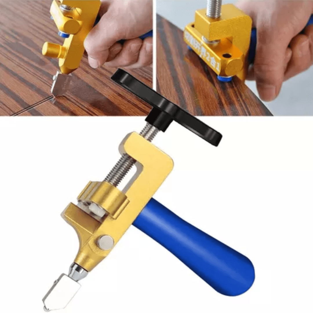 Cortador e Riscador Porcelanato Piso e Vidro - Multifuncional Manual Portátil - Patago