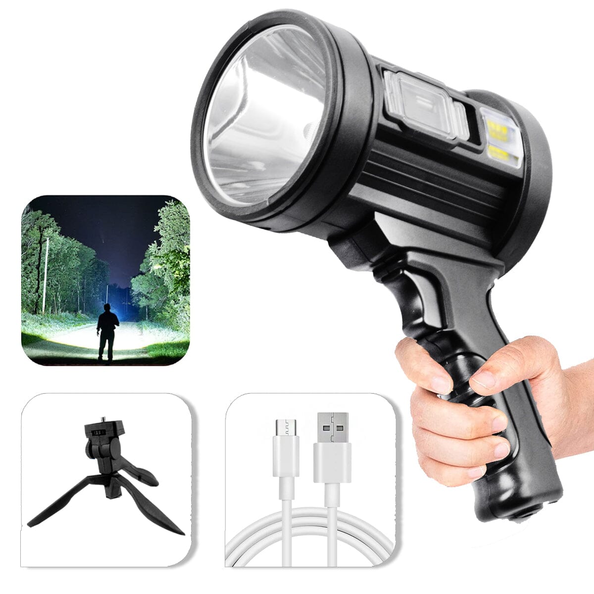 Lanterna Multifuncional de Led 5.400.000 lumens + Tripé de Brinde - Patago