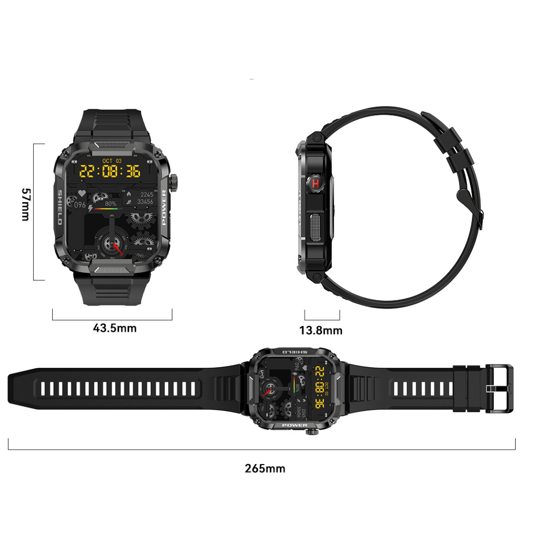 Smartwatch Militar Indestrutível Power Xtreme - Patago - Smartwatch Militar Indestrutível Power Xtreme