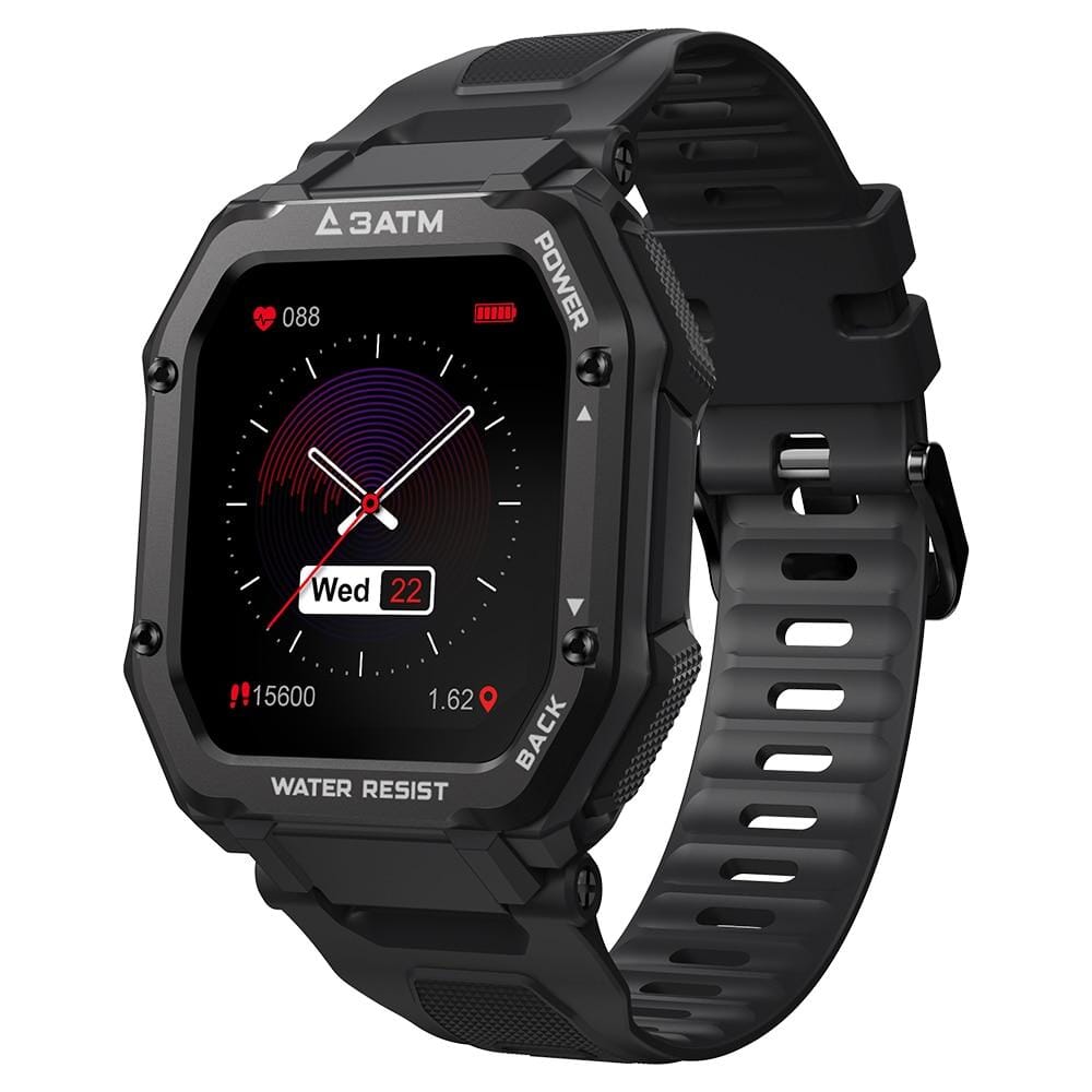 Smartwatch Militar - Strong Tático - Patago - Especificações Técnicas Alarme Player de Música Câmera Remota Cronômetro Conta Passos Clima Lembrete Medição de: Saturação, Pressão Arterial, Monitoração de Sono e Respiração no Treino Itens Inclusos 1* Relógio Tático 1* Caixa para armazenamento 1* Cabo para carregar 1" Manual de Uso