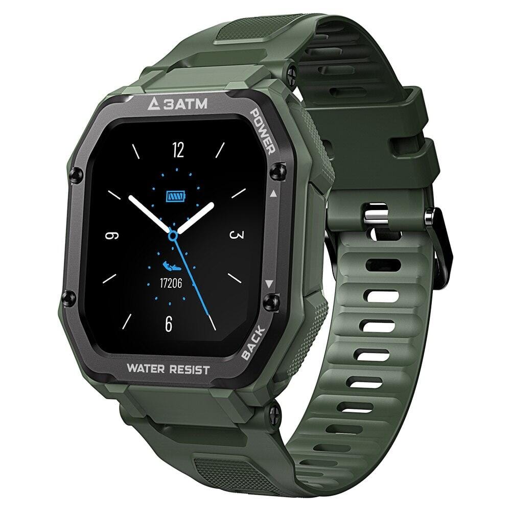 Smartwatch Militar - Strong Tático - Patago - Especificações Técnicas Alarme Player de Música Câmera Remota Cronômetro Conta Passos Clima Lembrete Medição de: Saturação, Pressão Arterial, Monitoração de Sono e Respiração no Treino Itens Inclusos 1* Relógio Tático 1* Caixa para armazenamento 1* Cabo para carregar 1" Manual de Uso