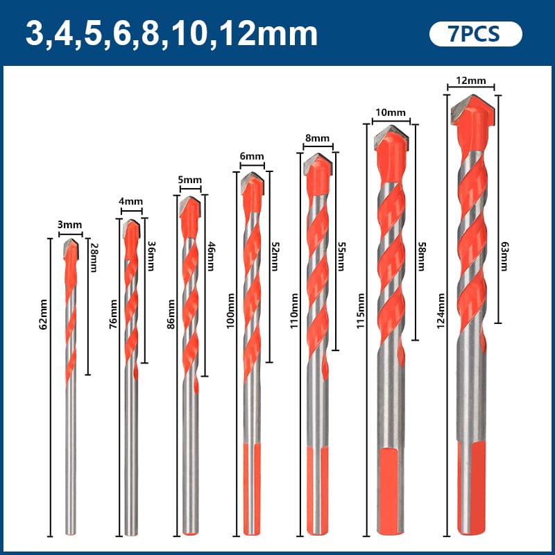 Brocas Diamantada Profissional Kit Completo - Patago