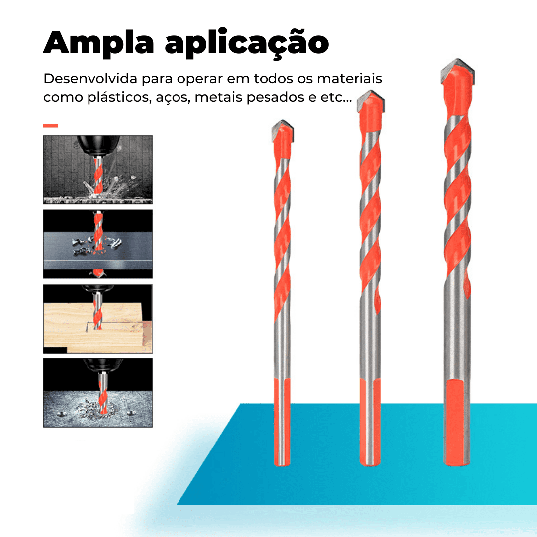 Brocas Diamantada Profissional Kit Completo - Patago