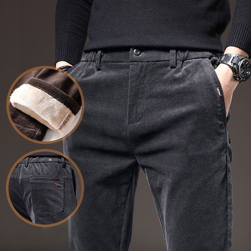 Calça Masculina Térmica de Veludo e Lã - Conforto e Estilo no Inverno - Patago