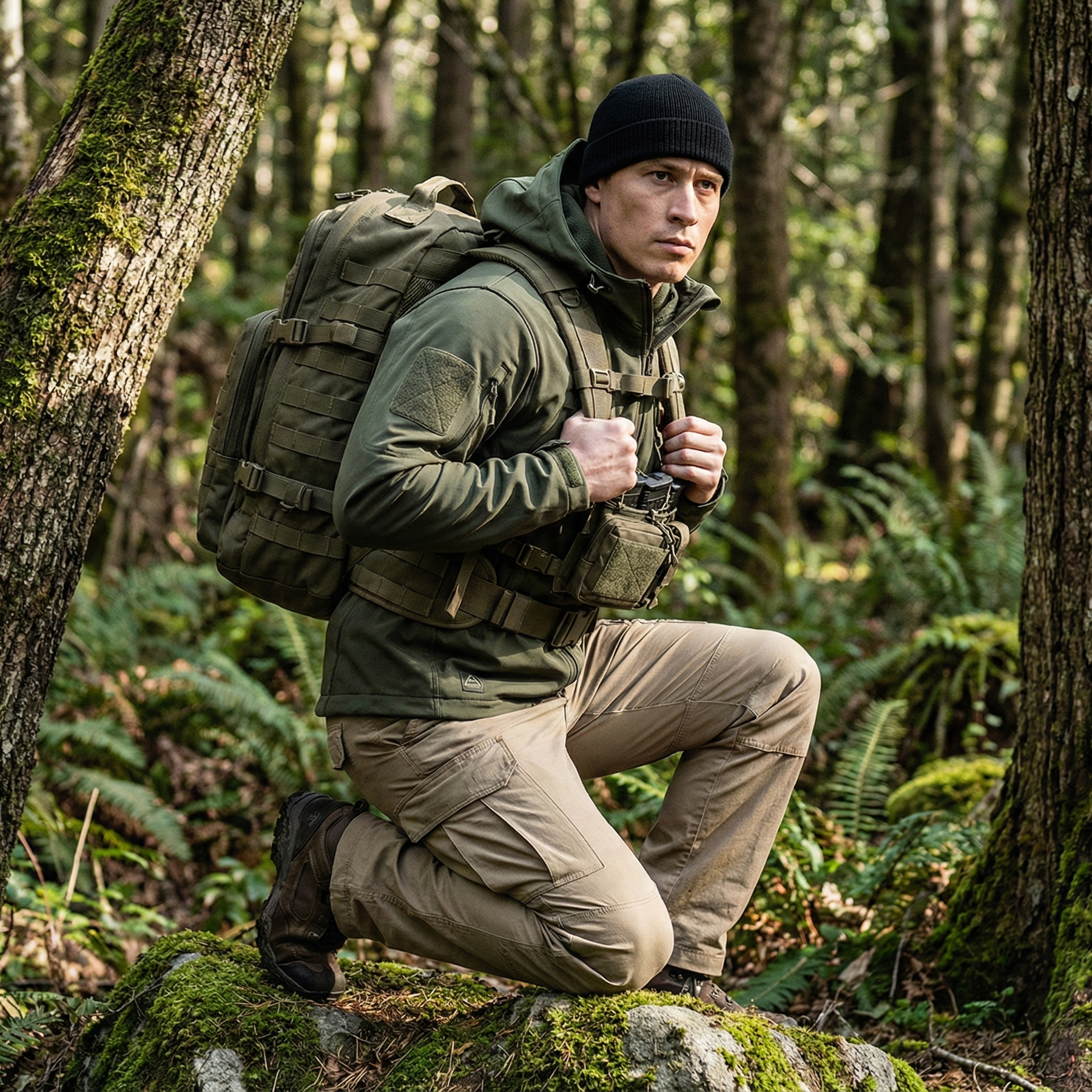 Jaqueta Tática Impermeável- SoftShell