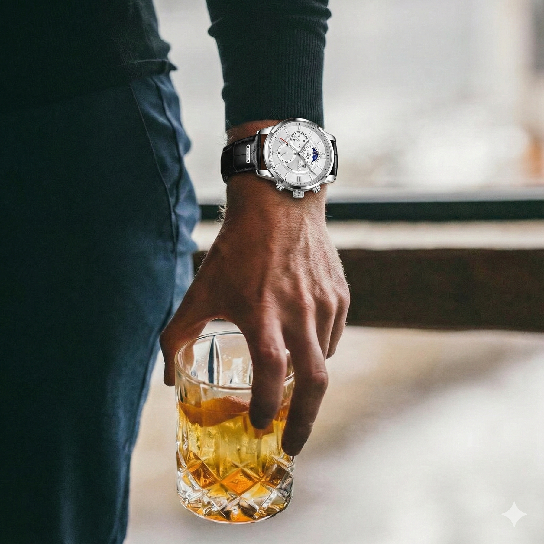 Relógio Fino Luxury