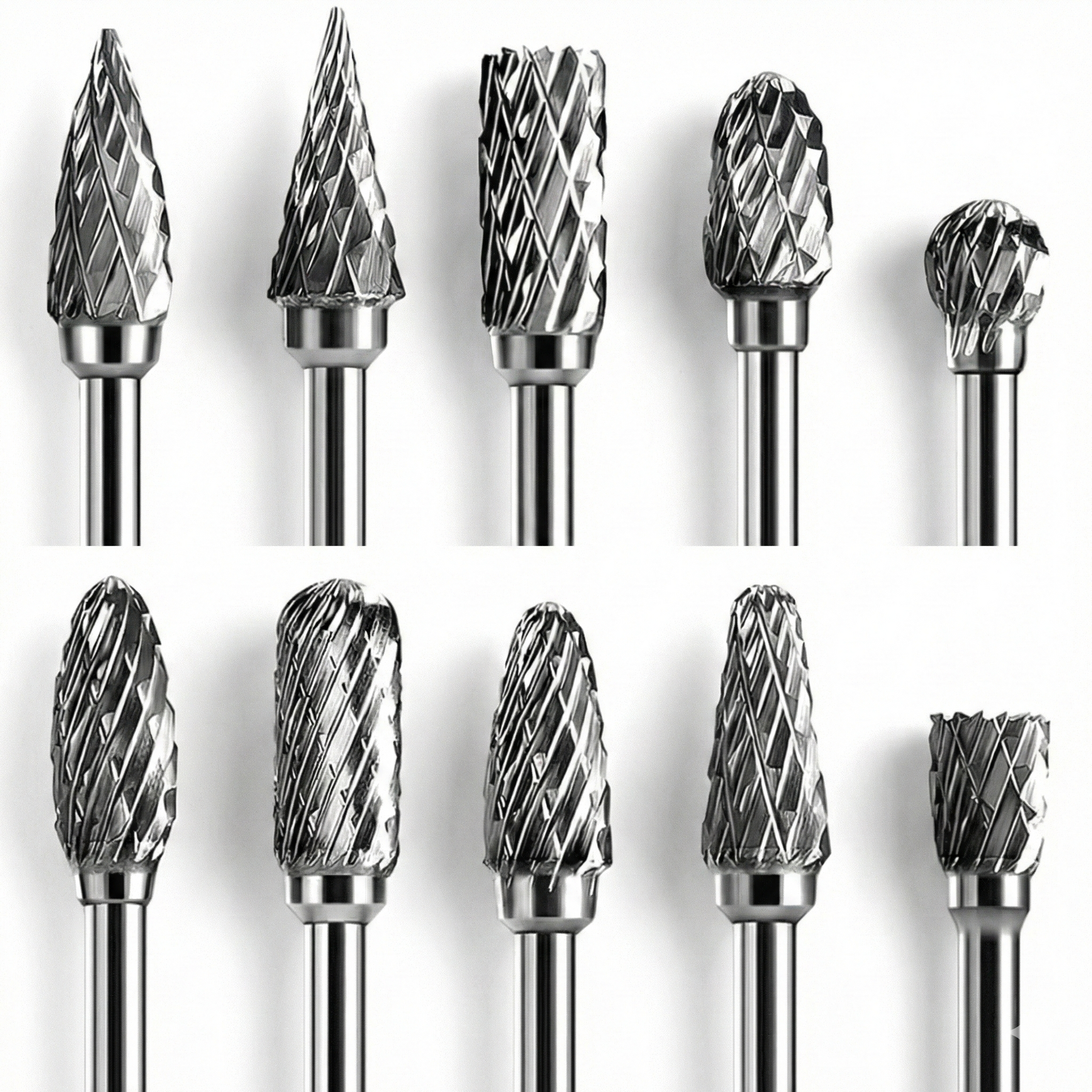 Brocas Rotativas Rebarbo Conjunto Com 10 Peças | Clean Wood