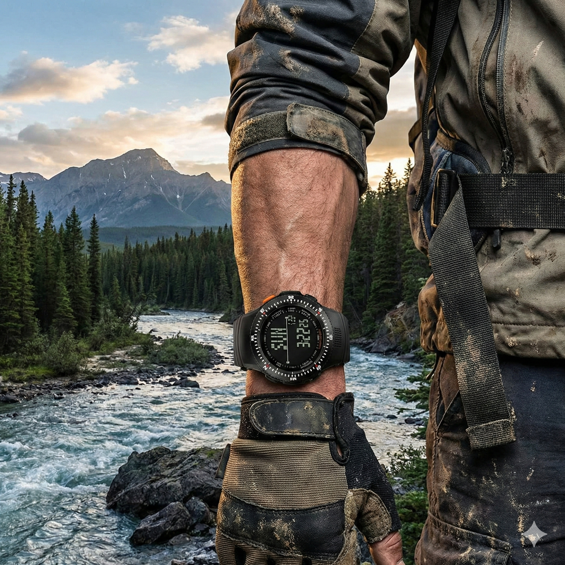 Relógio Tático Multifuncional