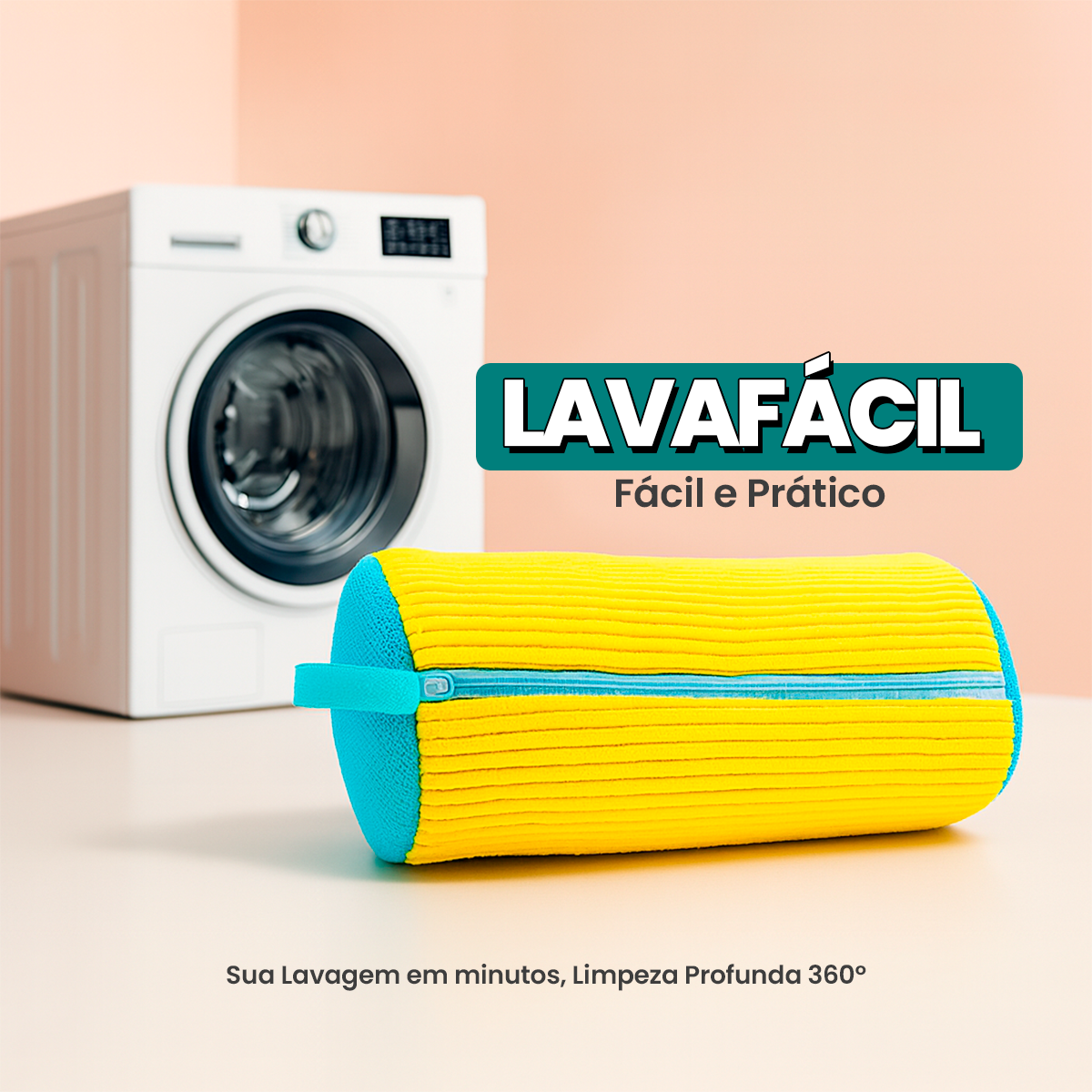 Lavafácil Bolsa Lavagem De Tênis Ideal Para Máquina