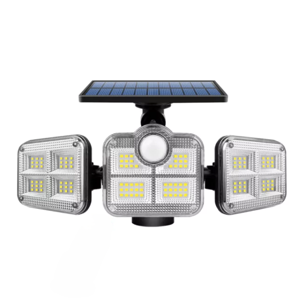 Refletor Led Solar Com 3 Cabeças 800W EcoLight - Patago