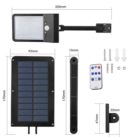 Refletor Solar com Sensor de Movimento ReaverLight - Patago