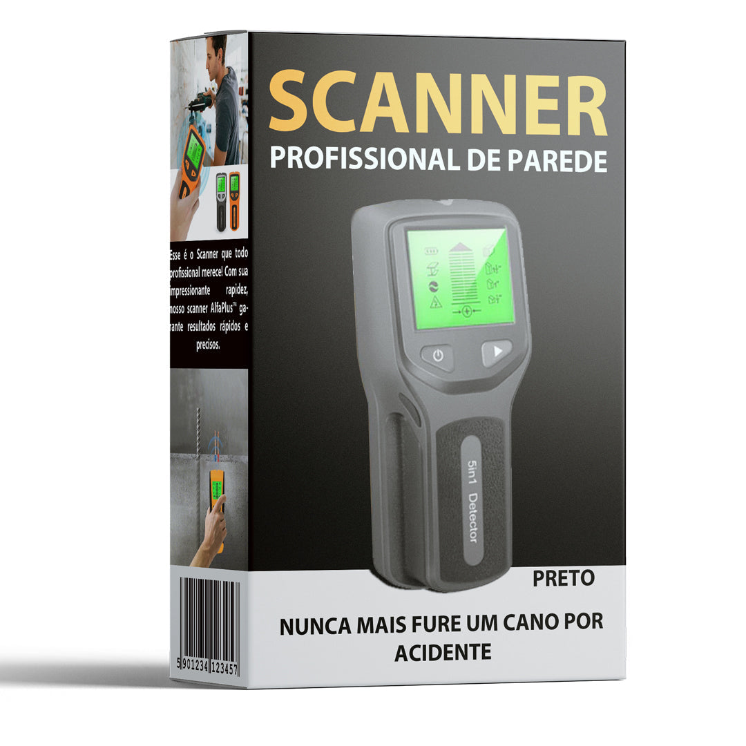 Scanner Profissional de Parede Para Metais Cano PVC Madeira e Fiação - Patago