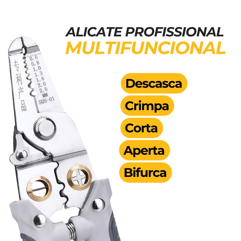 Alicate Multifuncional Profissional - Patago