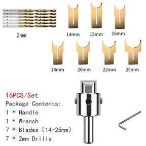 Brocas De Madeira Para Criação De Miçangas - 16 Peças - Patago