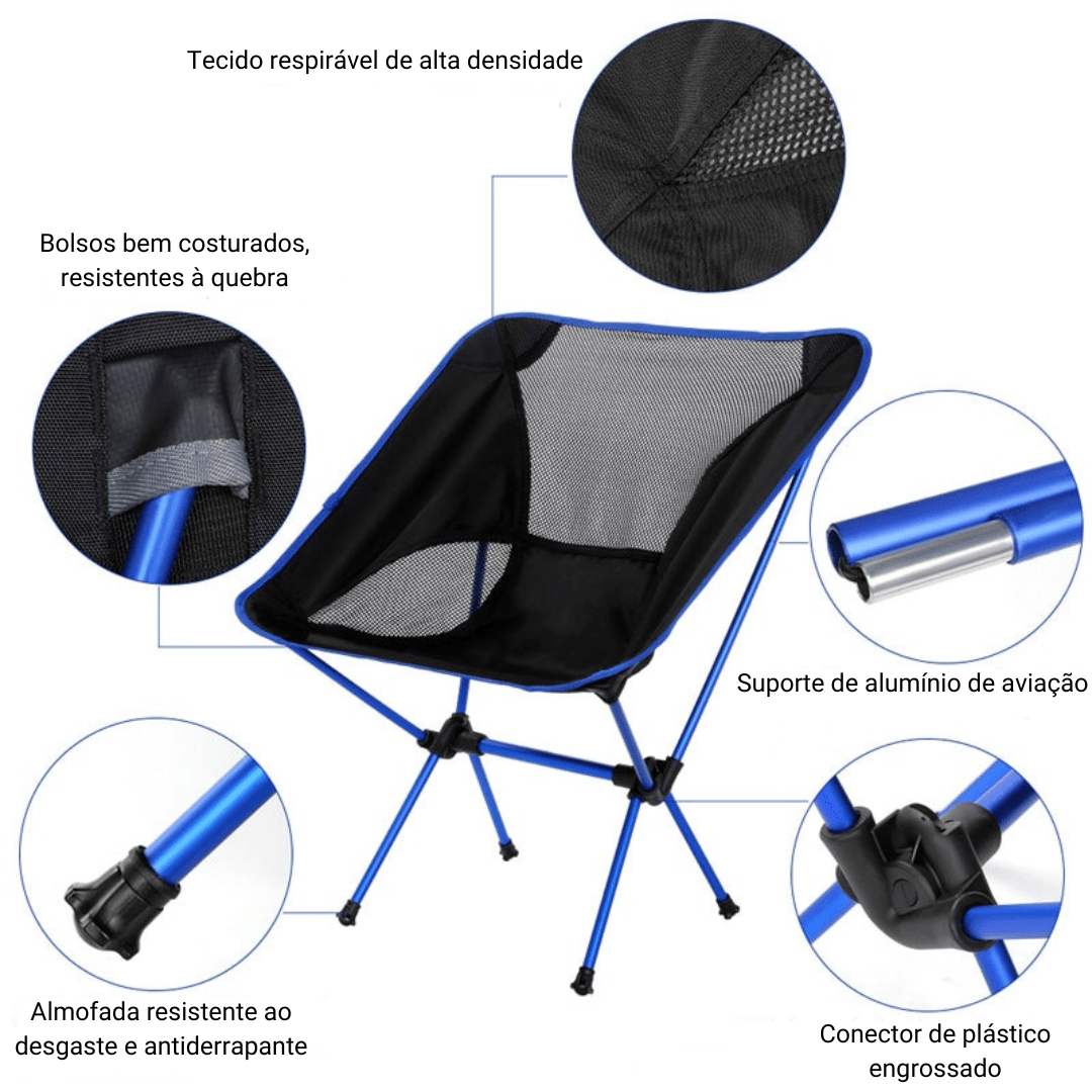 Cadeira Ultraleve Portátil - Folding