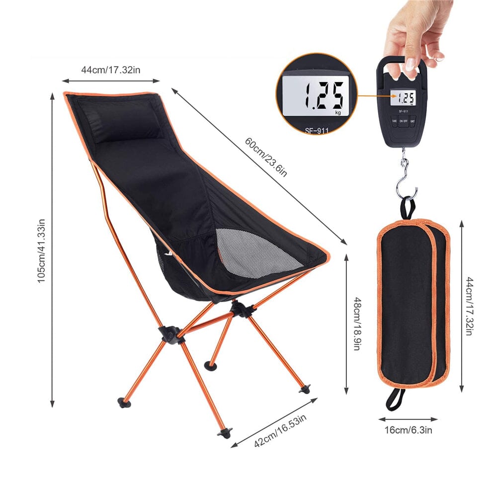 Cadeira Ultraleve Portátil - Folding Plus