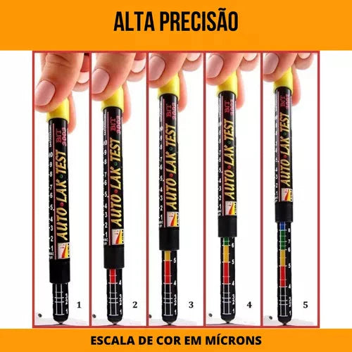 Caneta Medidor Espessura Carro Batido Tinta - AutoLak - Patago