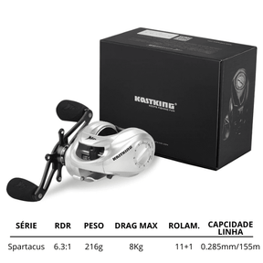 Carretilha De Pesca KastKing Spartacus 6.3:1