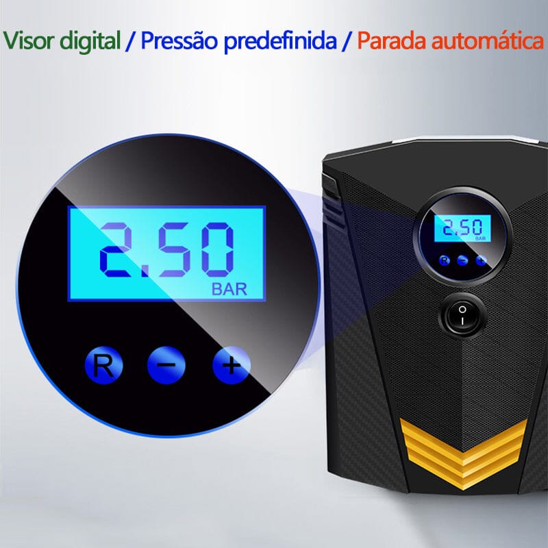 Compressor de Ar Digital - Air Pump - Patago