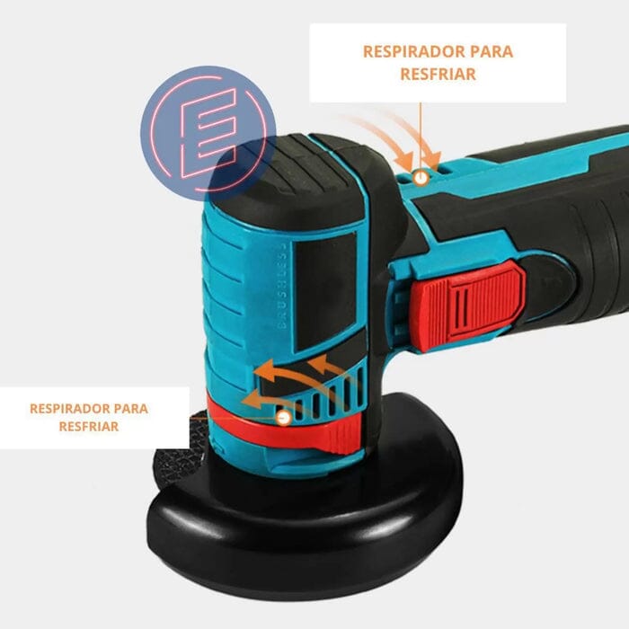 Esmerilhadeira Industrial de TItanium Sem Fio - Patago