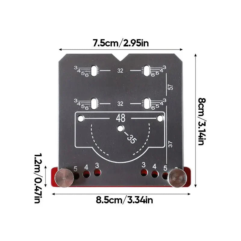 Kit furação de dobradiças 35 mm com broca limitadora - Patago