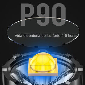 Lanterna  Multifuncional de Led 5.400.000 lumens + Tripé de Brinde - Patago