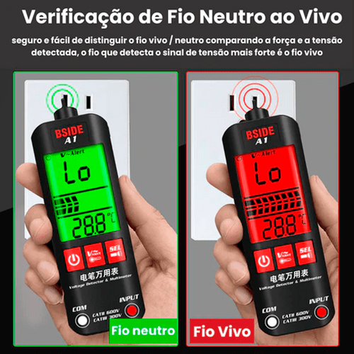 Multímetro Digital Profissional Inteligente - MultiSmart - Patago