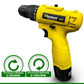 Parafusadeira Titanium 12V [ULTRA PRECISÃO] - Patago
