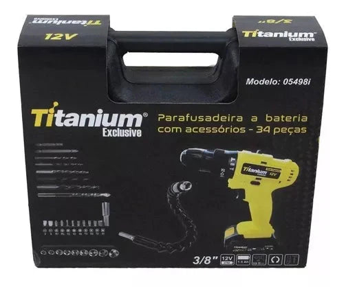 Parafusadeira Titanium 12V [ULTRA PRECISÃO] - Patago