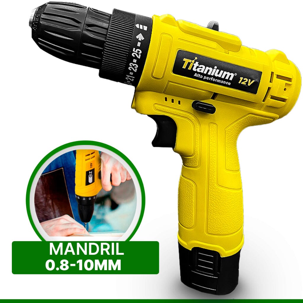 Parafusadeira Titanium 12V [ULTRA PRECISÃO] - Patago