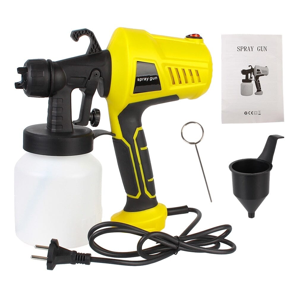 Pistola Profissional de Pintura Elétrica com Controle de Fluxo e Aerógrafo 3.000W - Patago