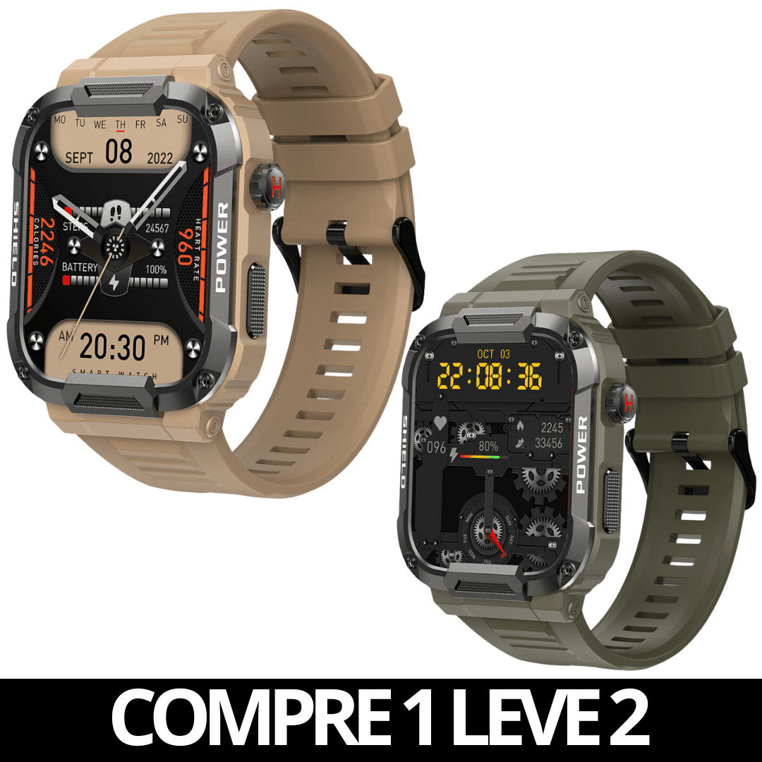 Smartwatch Indestrutível Militar Power Xtreme [COMPRE 1 LEVE 2] - Patago -  COMPRE 1 LEVE 2 APENAS HOJE