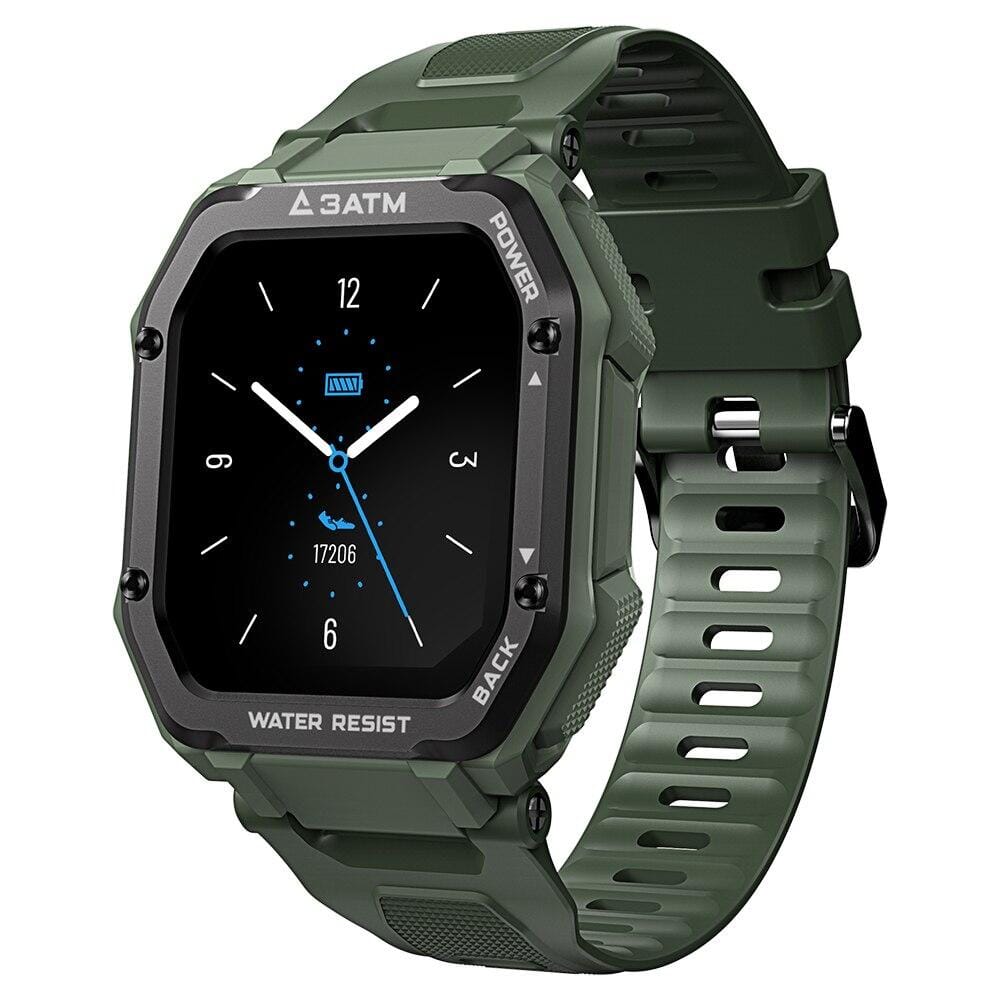 Smartwatch Militar - Strong Tático - Patago -  Especificações Técnicas Alarme Player de Música Câmera Remota Cronômetro Conta Passos Clima Lembrete Medição de: Saturação, Pressão Arterial, Monitoração de Sono e Respiração no Treino Itens Inclusos 1* Relógio Tático 1* Caixa para armazenamento 1* Cabo para carregar 1" Manual de Uso