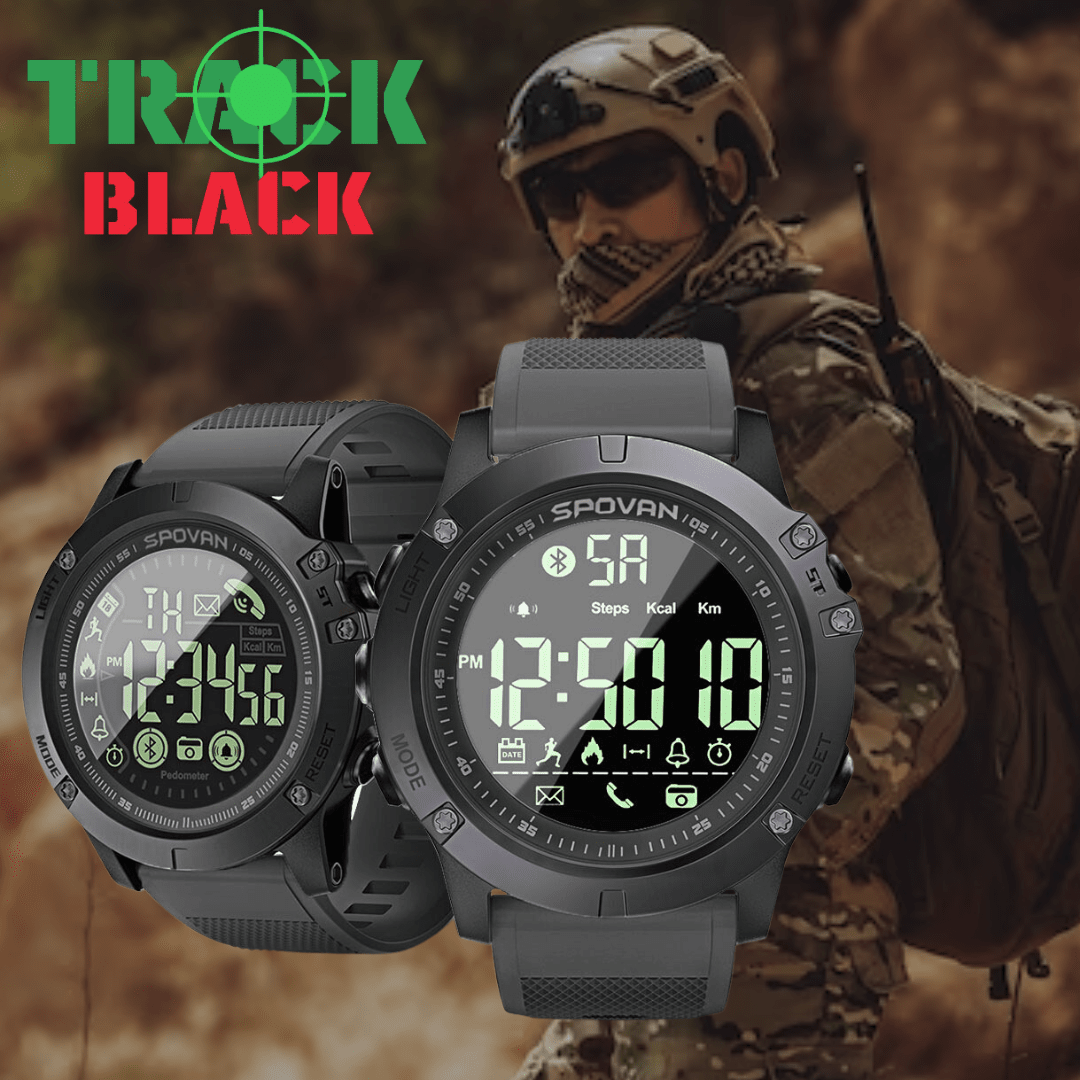 Smartwatch Militar Track Black - Patago