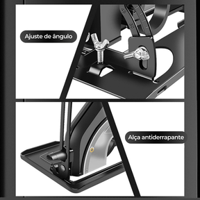 Suporte Adaptador Angular Base Guia Esmerilhadeira Lixadeira 115mm/125mm - Patago