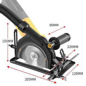 Suporte Adaptador Angular Base Guia Esmerilhadeira Lixadeira 115mm/125mm - Patago