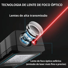 Trena Digital Laser Com Nível De Alta Precisão S6 - Patago