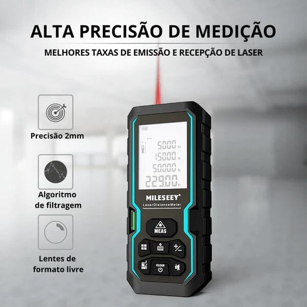 Trena Digital Laser Com Nível De Alta Precisão S6 - Patago